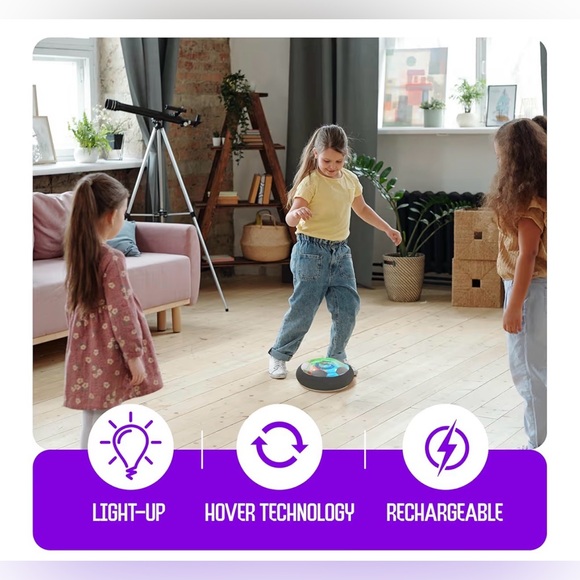 Ninja Blast Hover Rechargeable Soccer Ball Lights Up Brand New - Picture 3 of 12